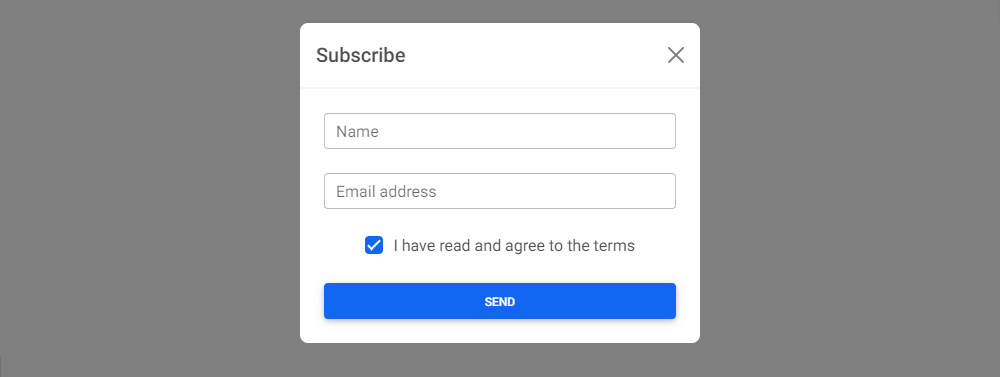 Bootstrap 5 Modal form