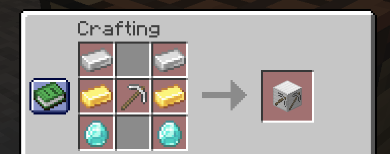 Mining Dimension Teleporter Recipe