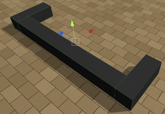 U Shape Object - A good reward moving in a straight line, which stops moving as soon ...
