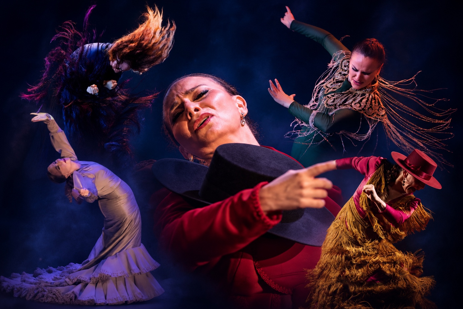 Carmen Talegona en cinco momentos de baile
