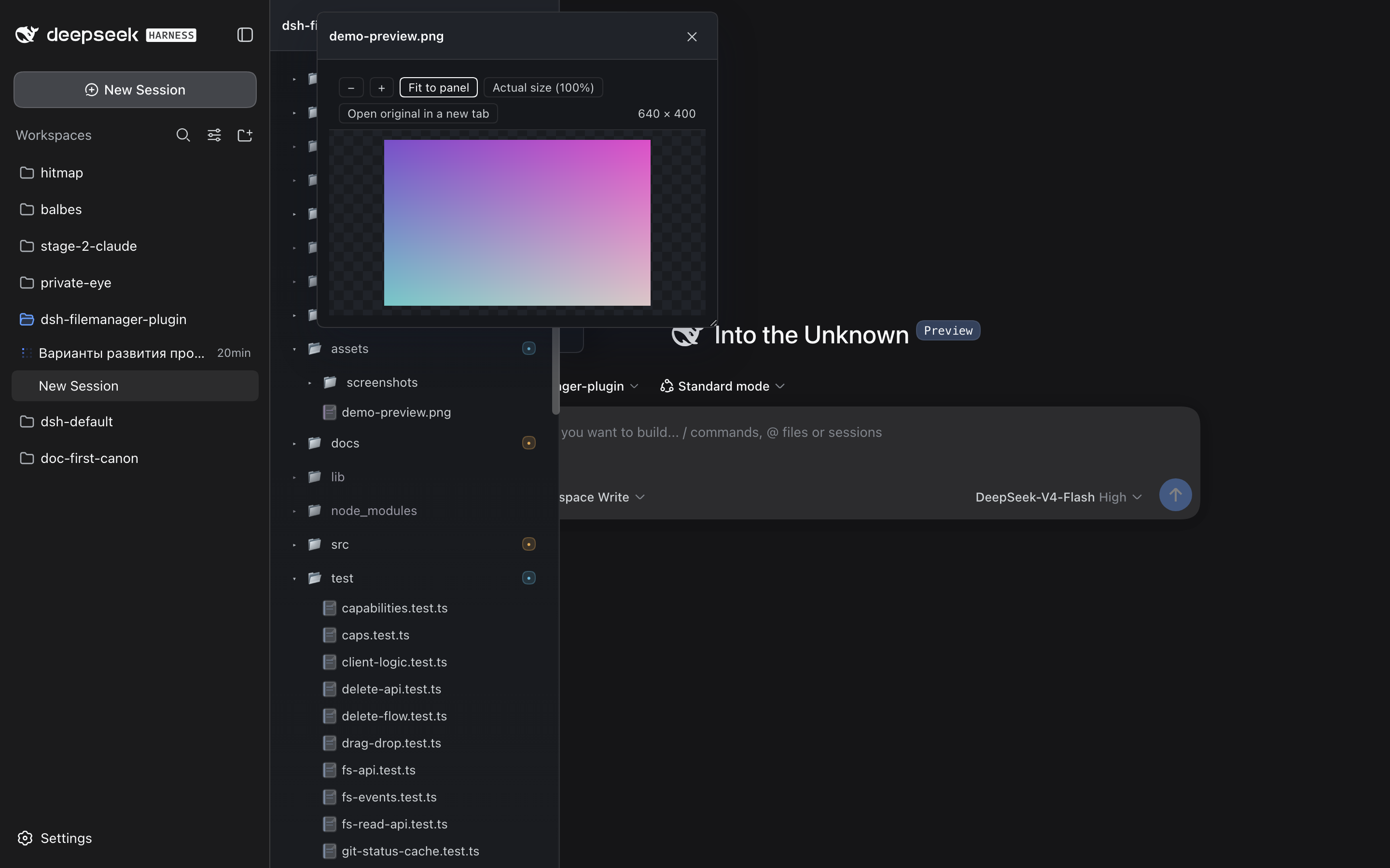 Image preview with zoom toolbar