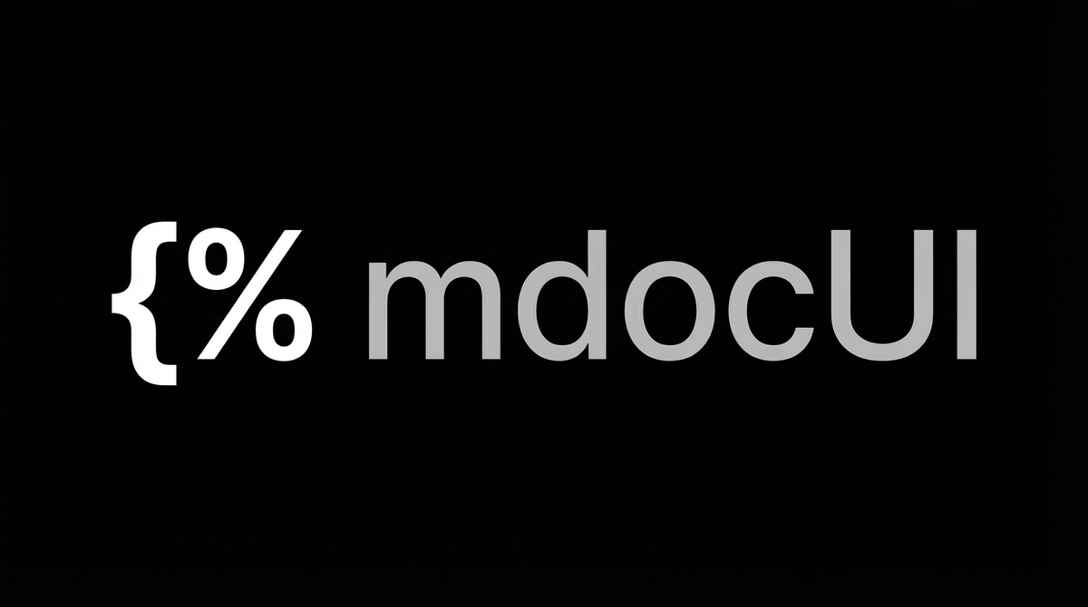 mdocUI logo