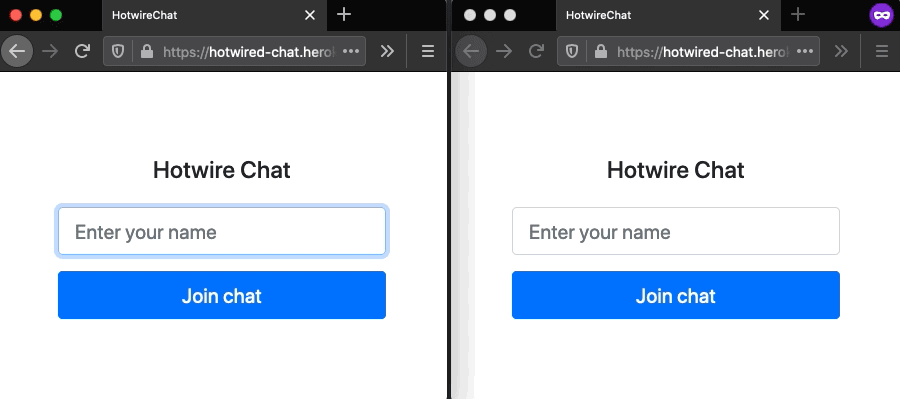 Hotwire Chat Demo