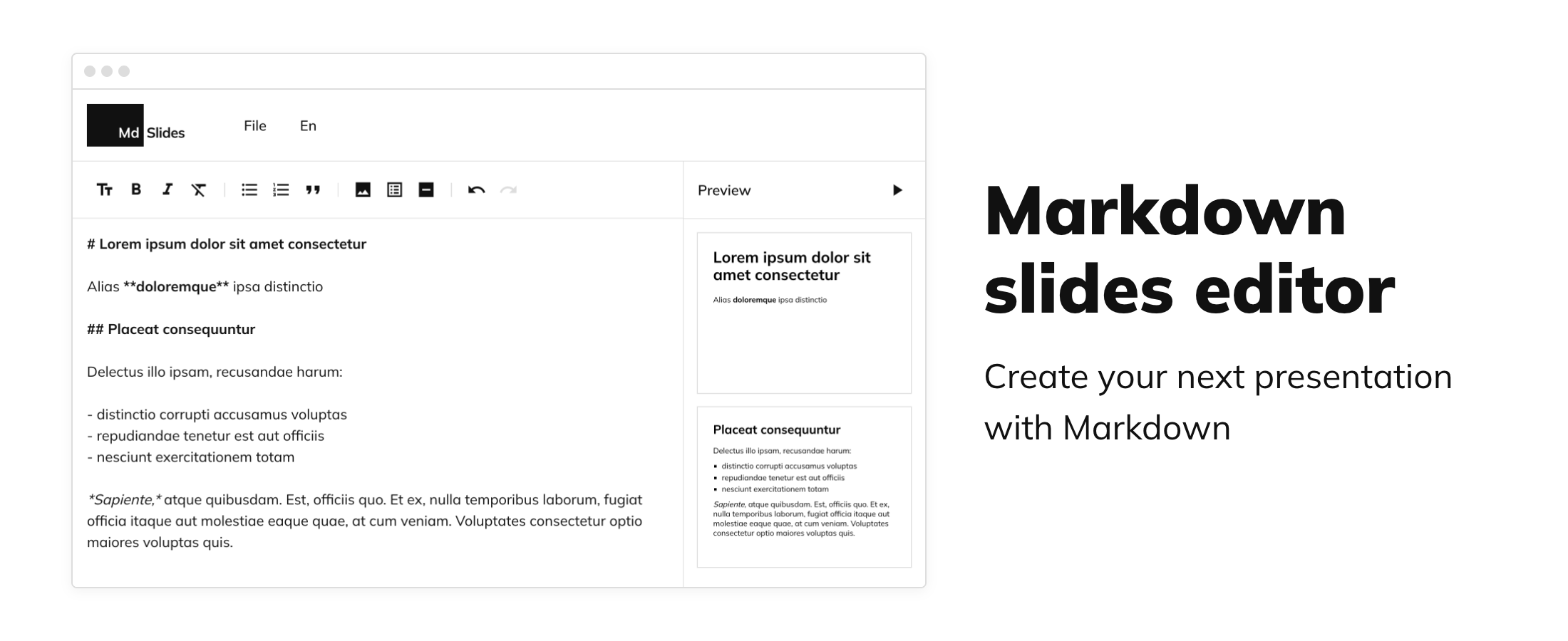 MdSlides - Banner