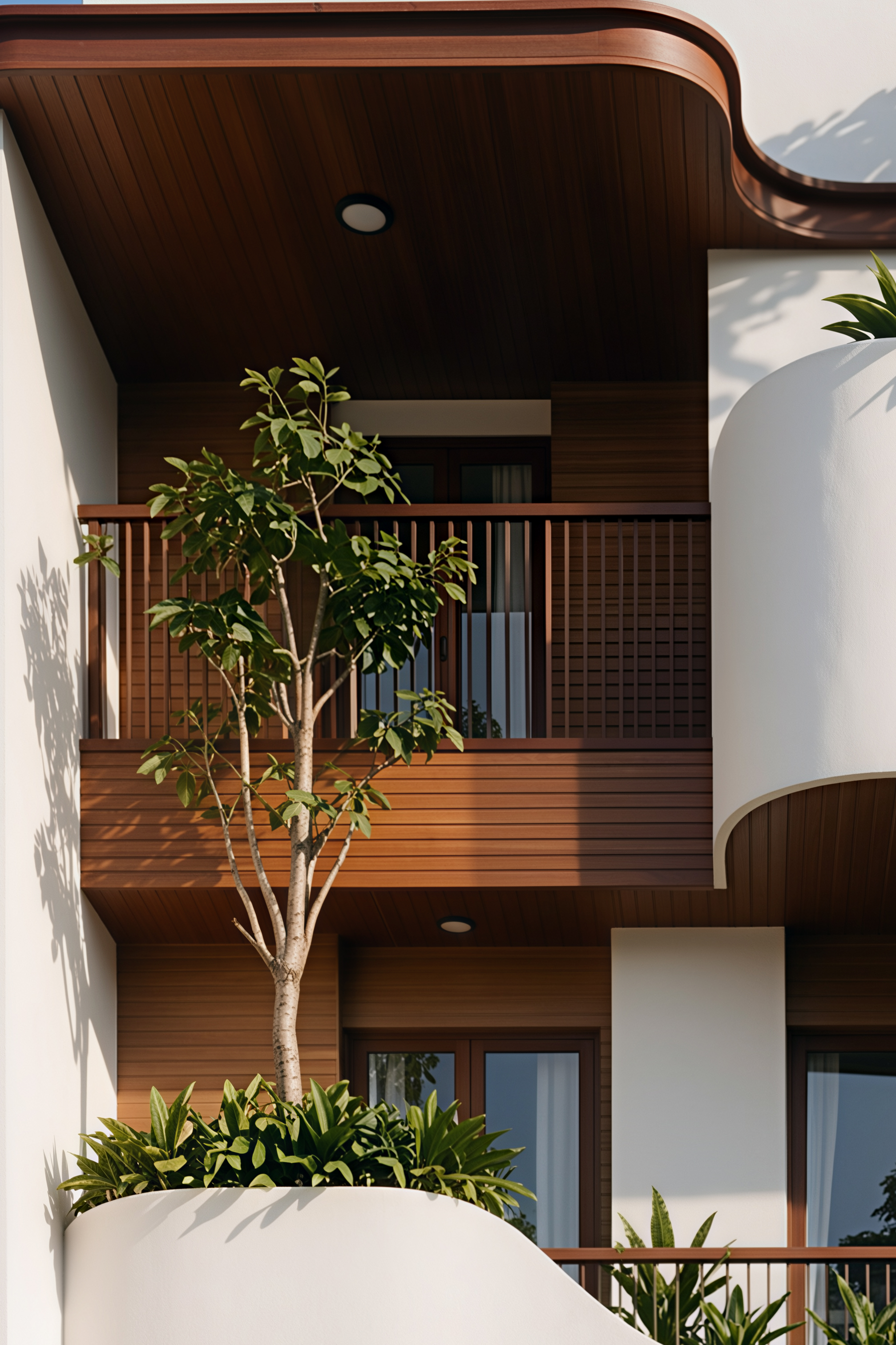Chi tiết cây xanh nghệ thuật