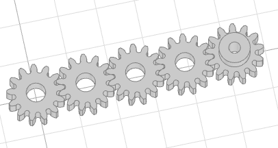 spur gear train