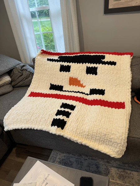 Snowman600 blanket