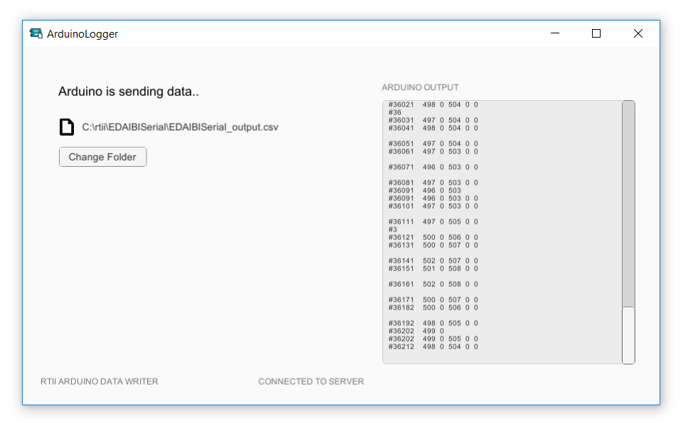 RTII Arduino Logger