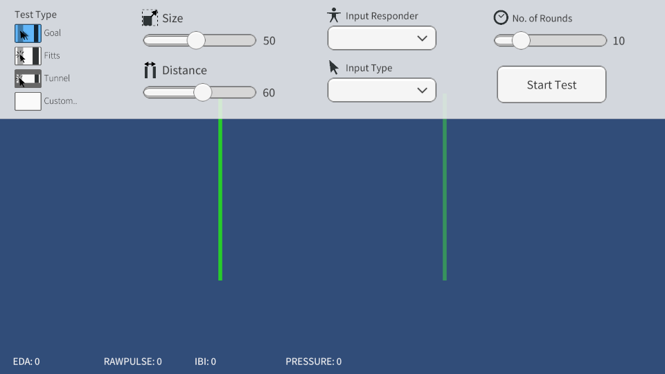 Tunnel Goal Fitts Interface