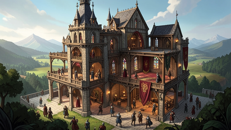 Sovereign Tower Guide zeigt alle Ritter-Rekrutierungen und Transformationen
