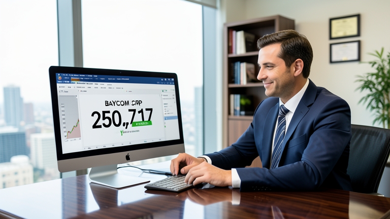 Director ejecutivo de Baycom Corp compra 250.717 dólares en acciones