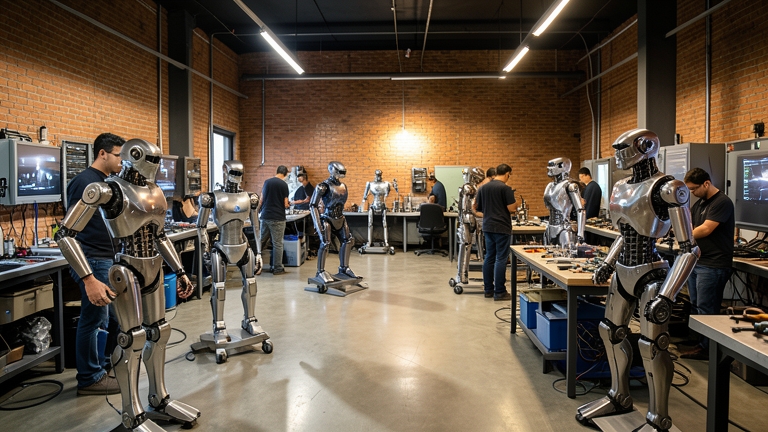 インドのロボット新興、中