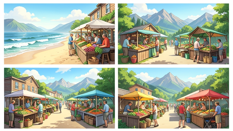 8 Great Retirement Destinations with Fantastic Farmers Markets