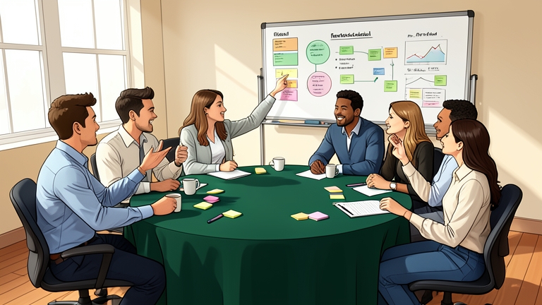 Framework Scrum: Feedback-Retrospektive verbessert Teamarbeit