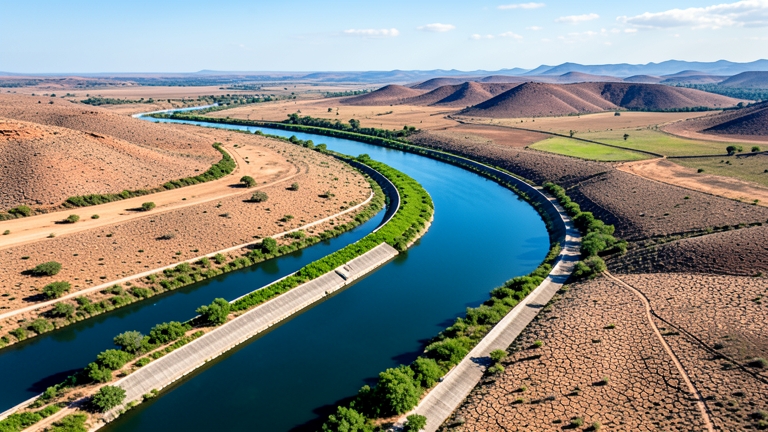 Brasil construye un río artificial de 145 km para combatir la sequía