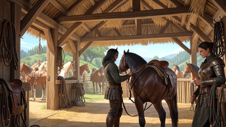 Can Horse Gear Be Equipped at Stables in Crimson Desert Patch 1.18?