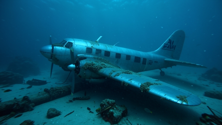 Localizan 74 años después el avión de Pan Am hundido en 1952