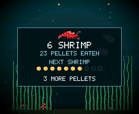 The shrimp school's card
