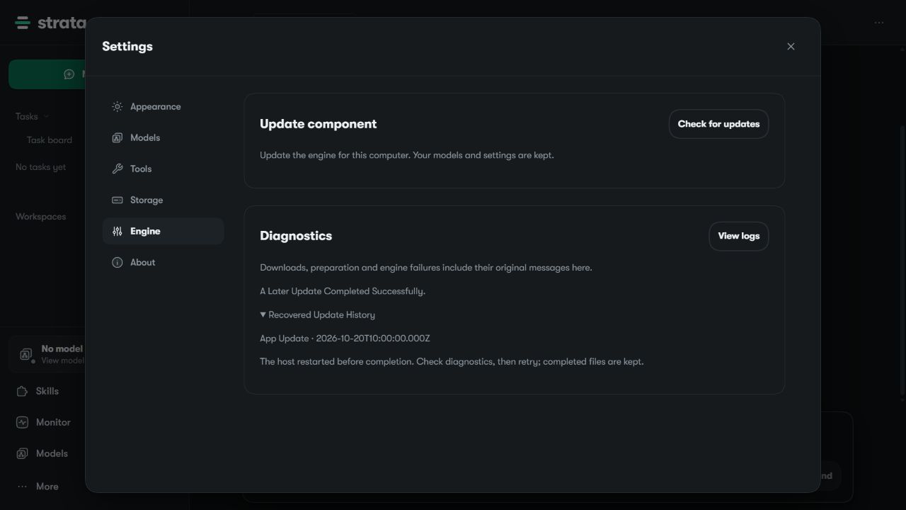 Recovered Update History