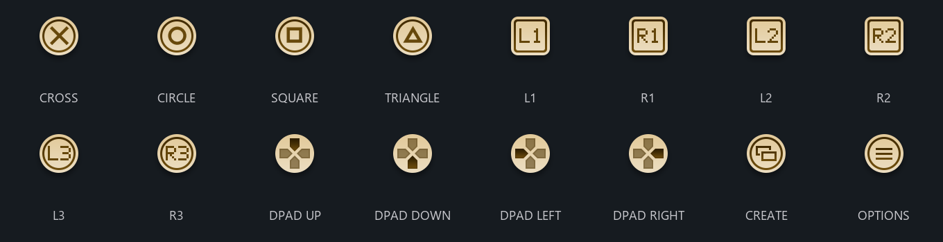 PlayStation icon set