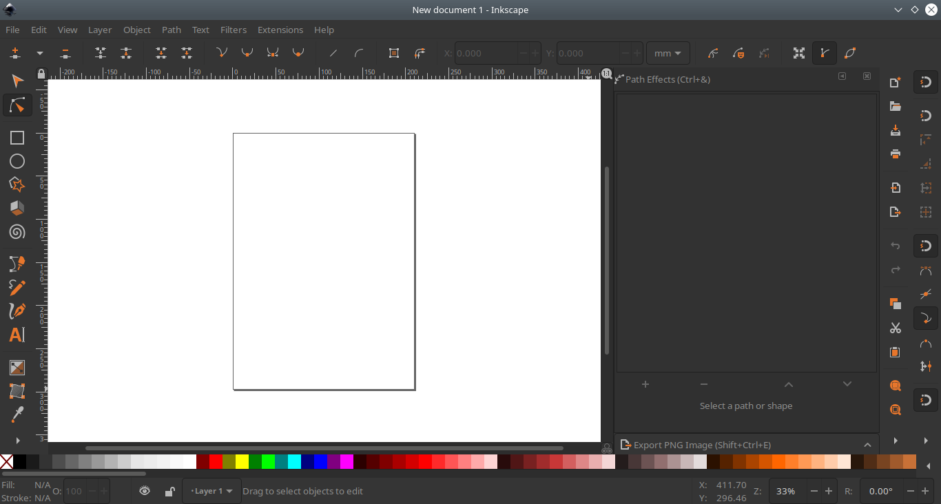 Dark Theme Inkscape