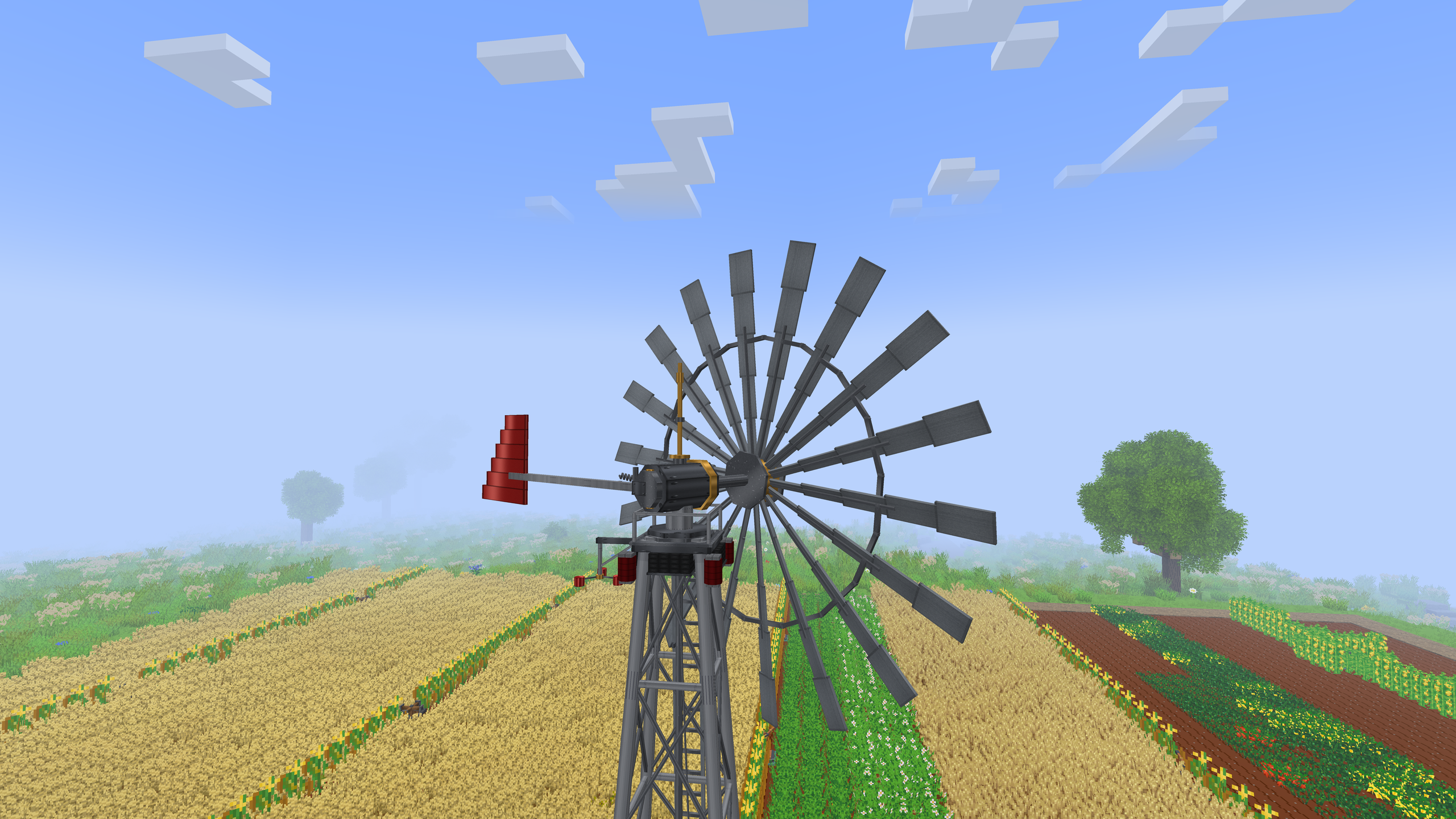 Furling: wheel turned out of the wind