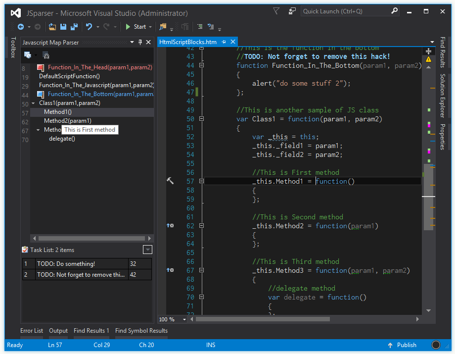 Js mapping. Visual Studio рабочая область. Функция Map js. Парсер на JAVASCRIPT. Js Map сортировка.