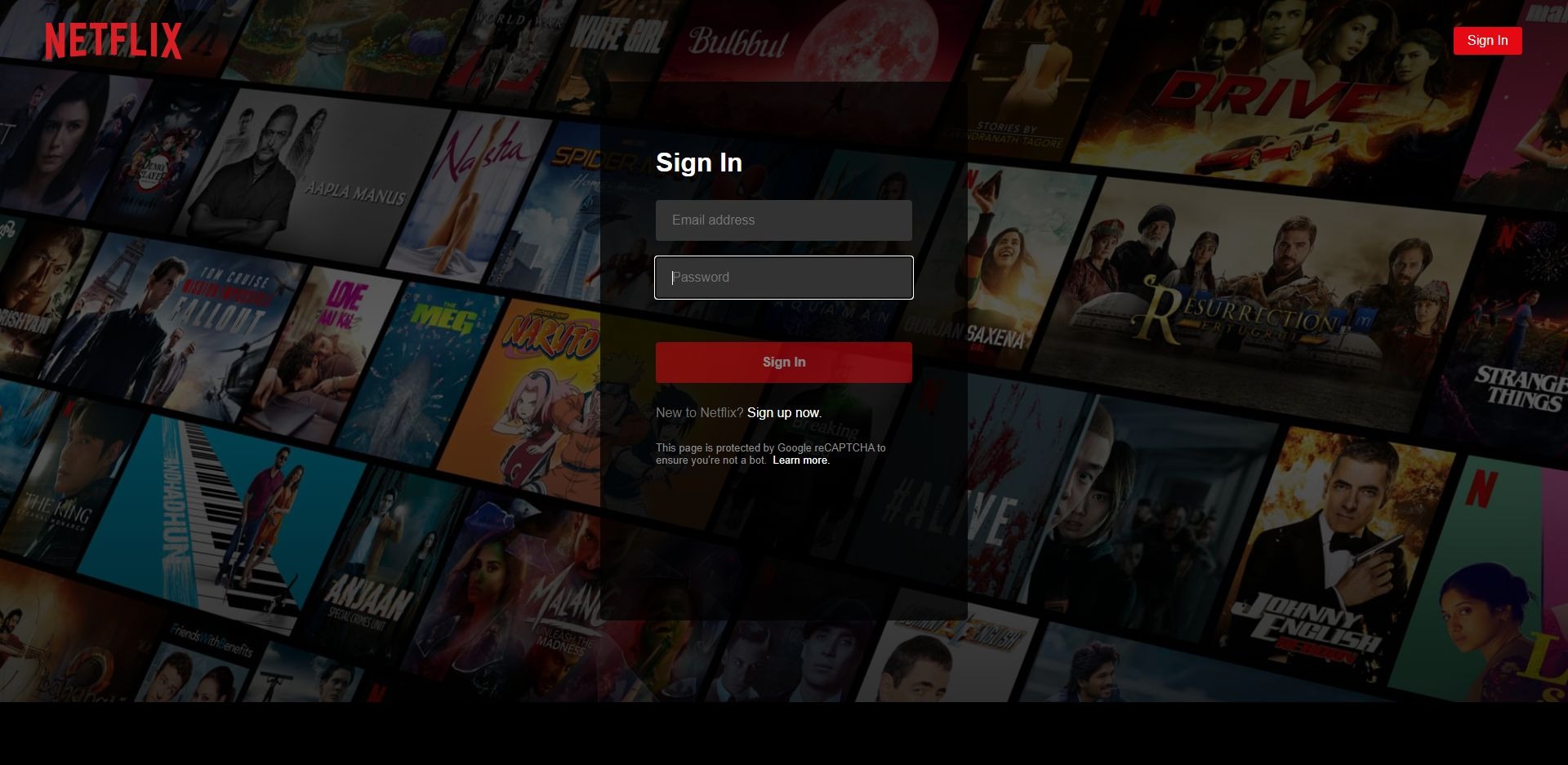 Netflix - Sign In