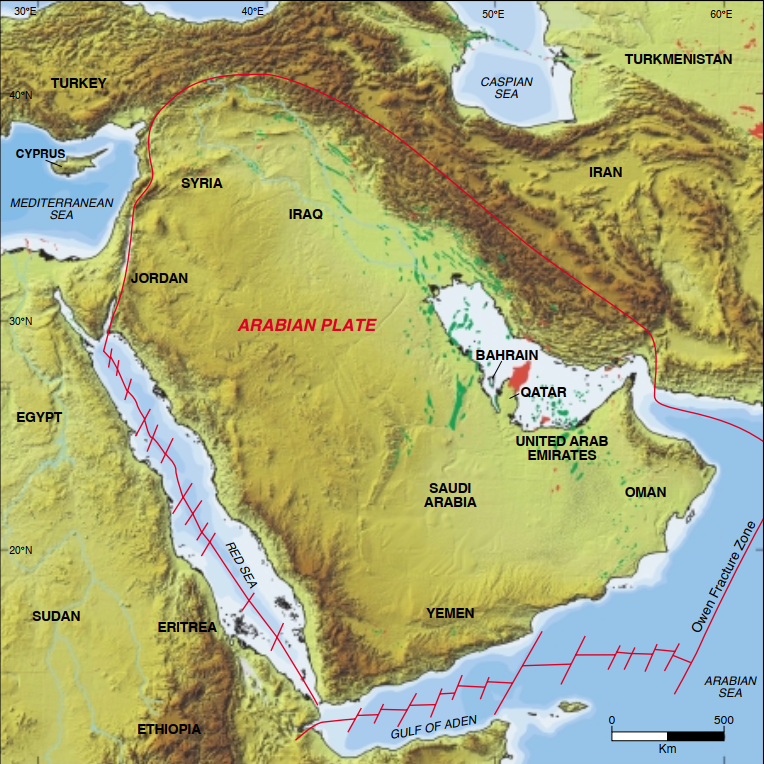 Geologic time scale illustration
