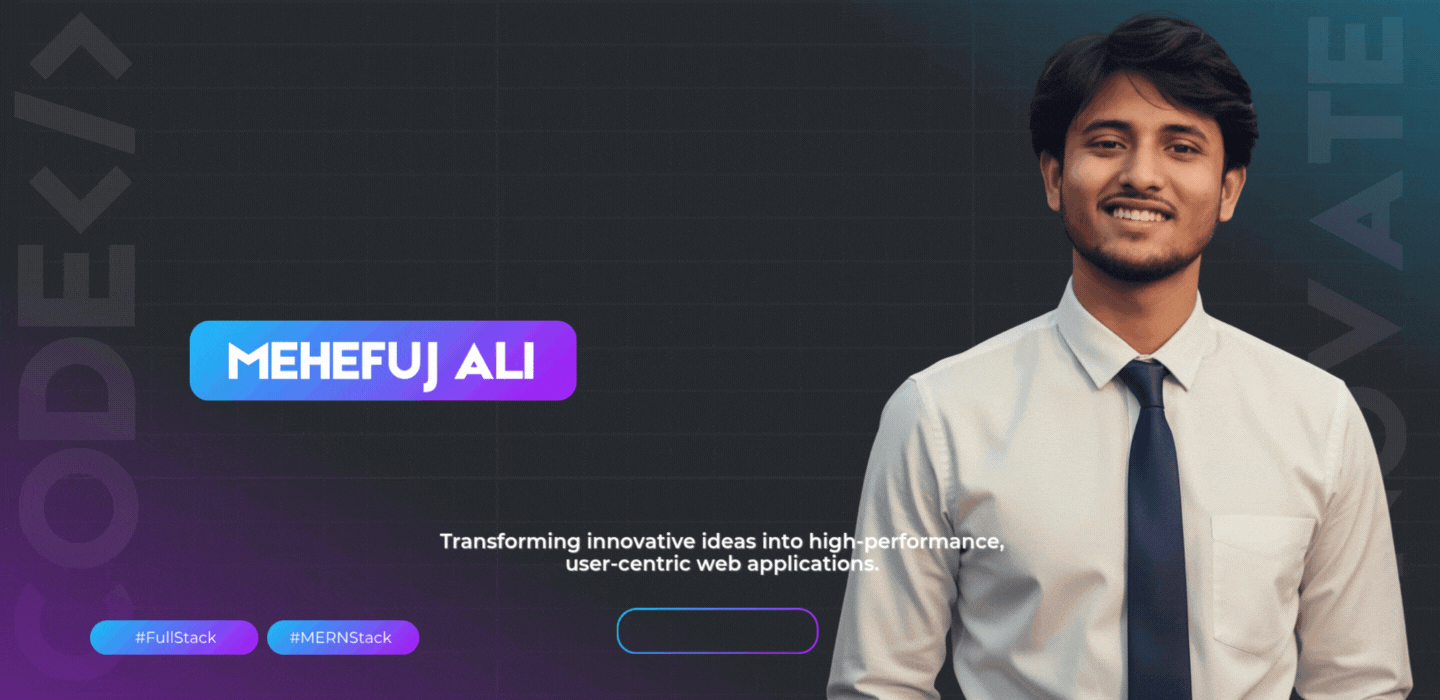 Mehefuj Ali Banner