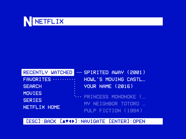 Netflix: Recently Watched, Favorites, Search, Movies, Series and Netflix Home