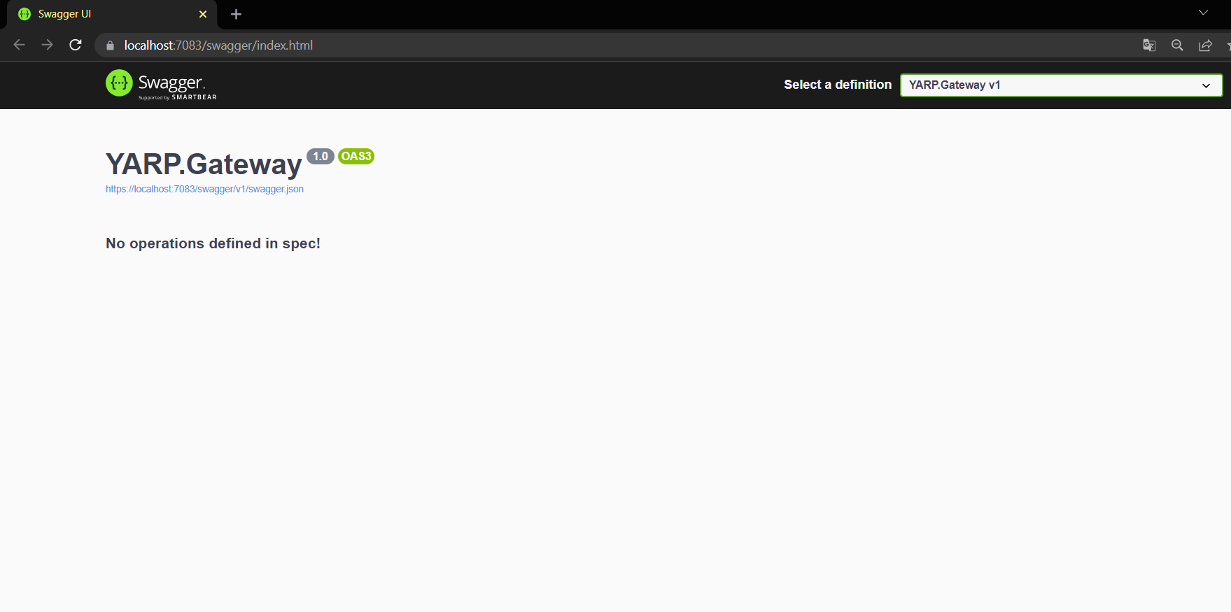 GitHub - mehmetsafabenli/YarpSample