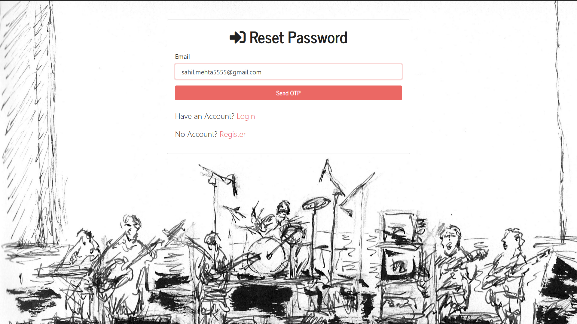 Reset-password-screen