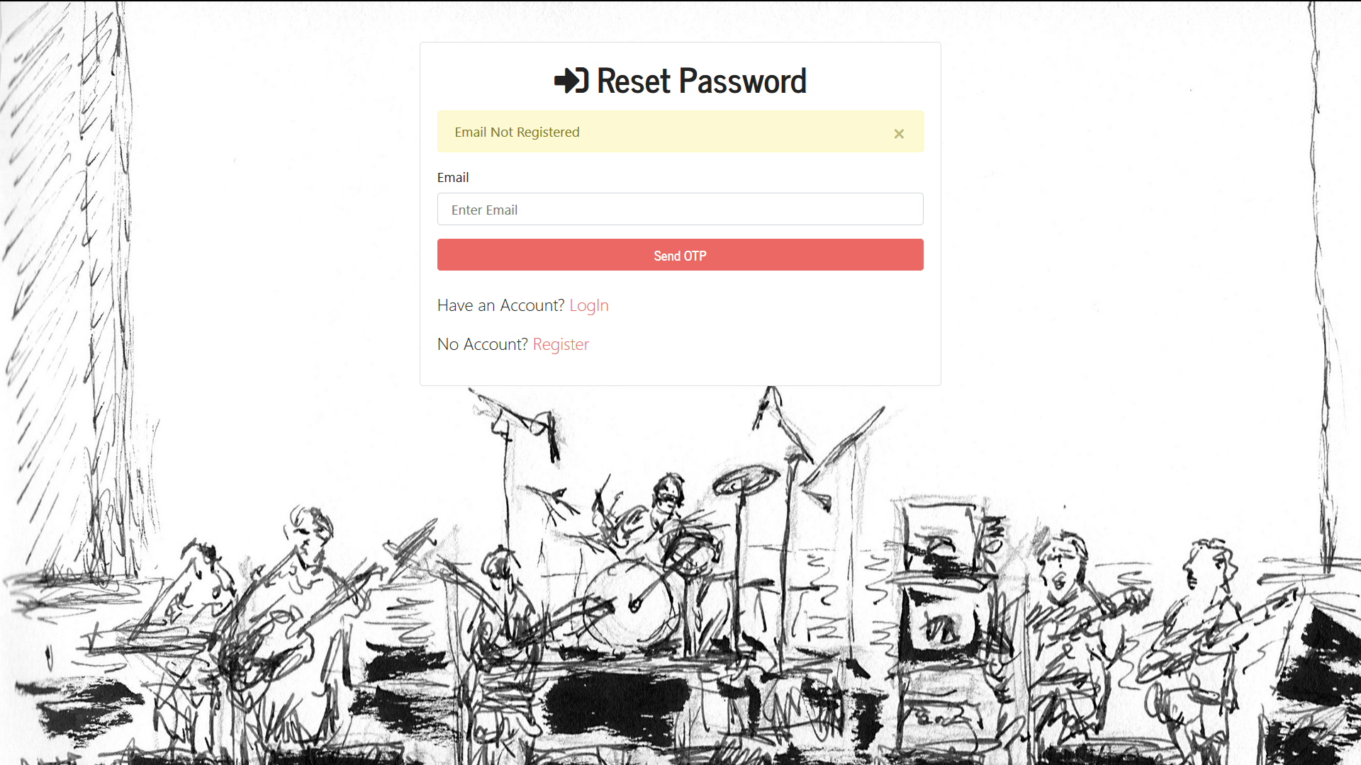 Reset-password-email-not-registered