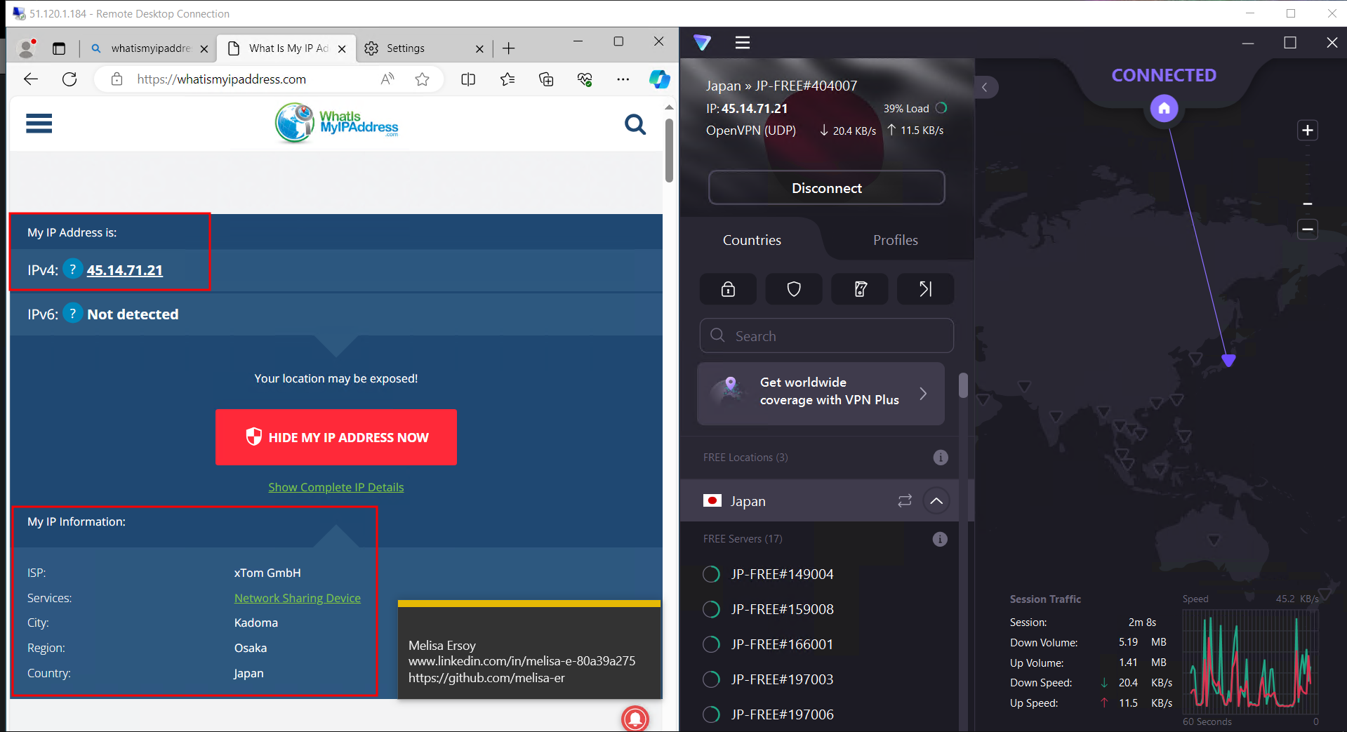 GitHub - melisaaaaaaaaa-er/Install-and-Test-VPN-Functionality