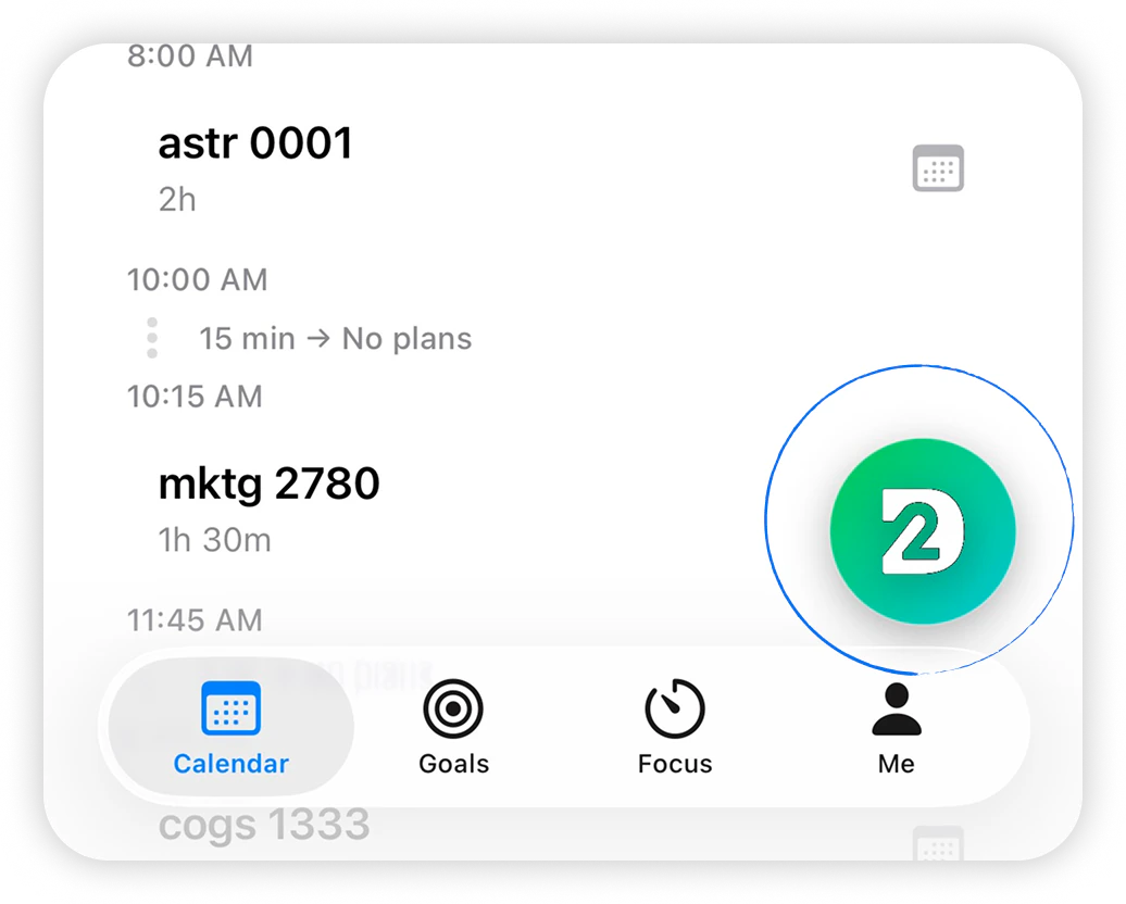 Chat button in interface