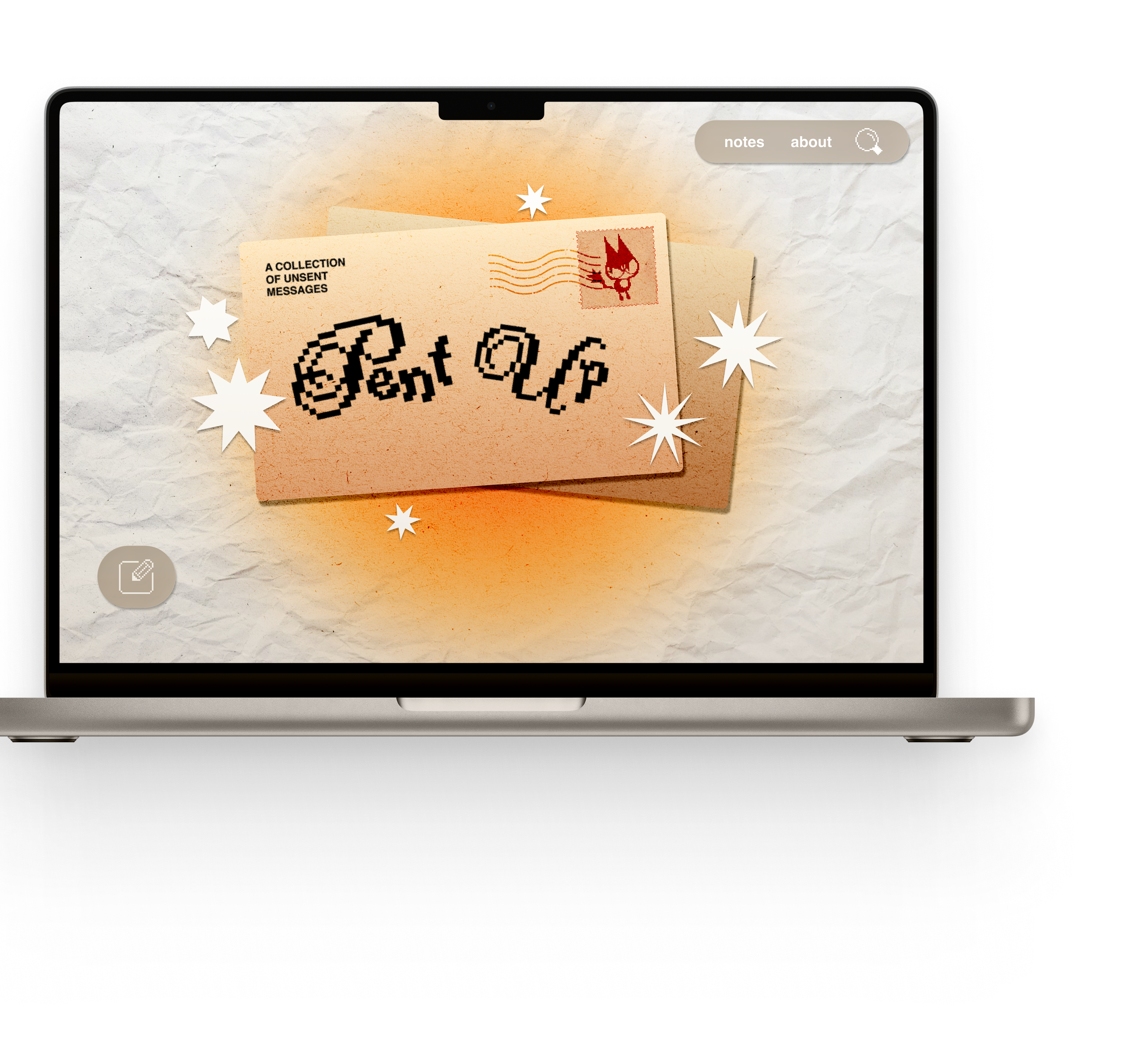 Pent Up – Landing Page