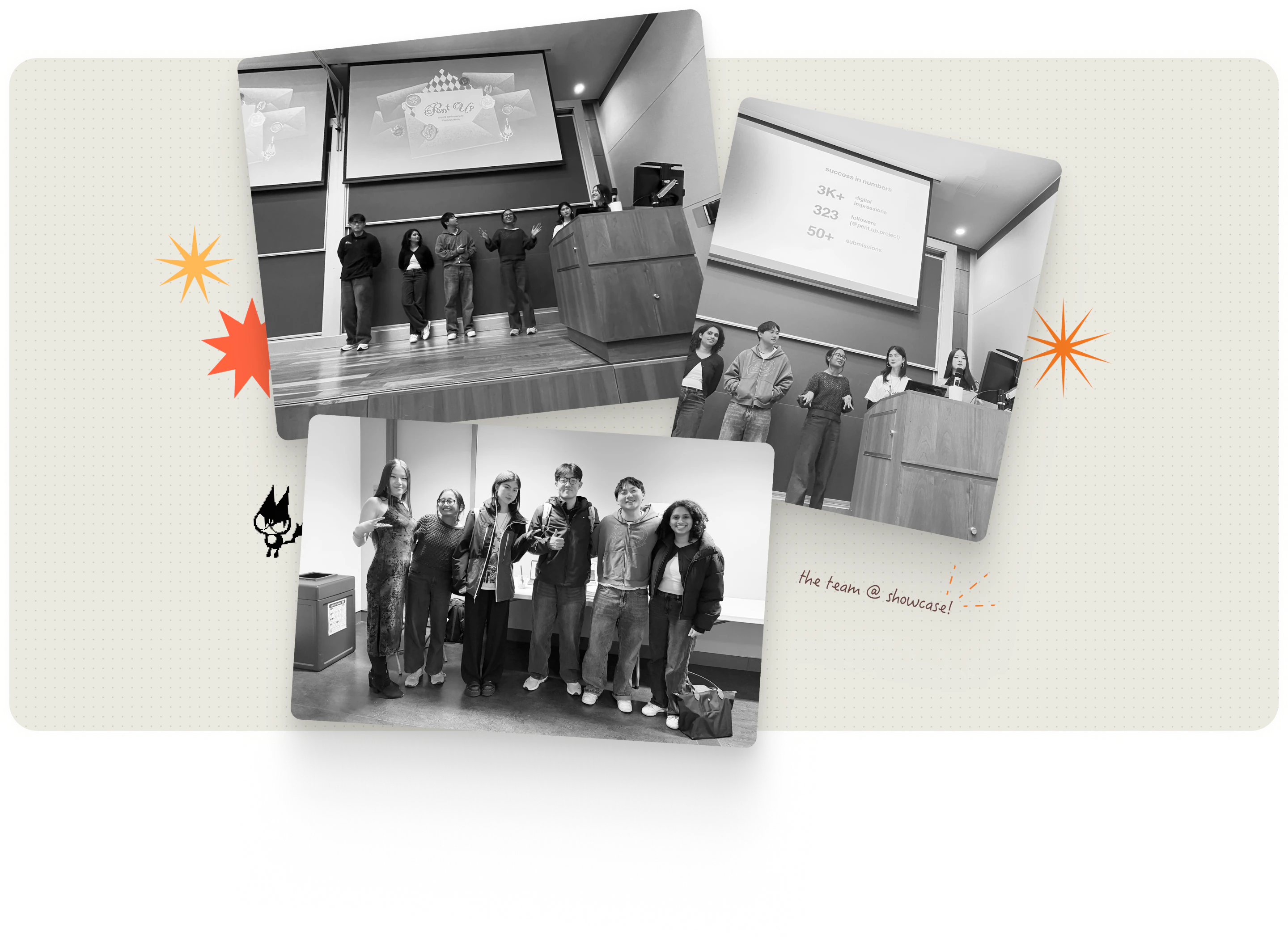 The team at showcase
