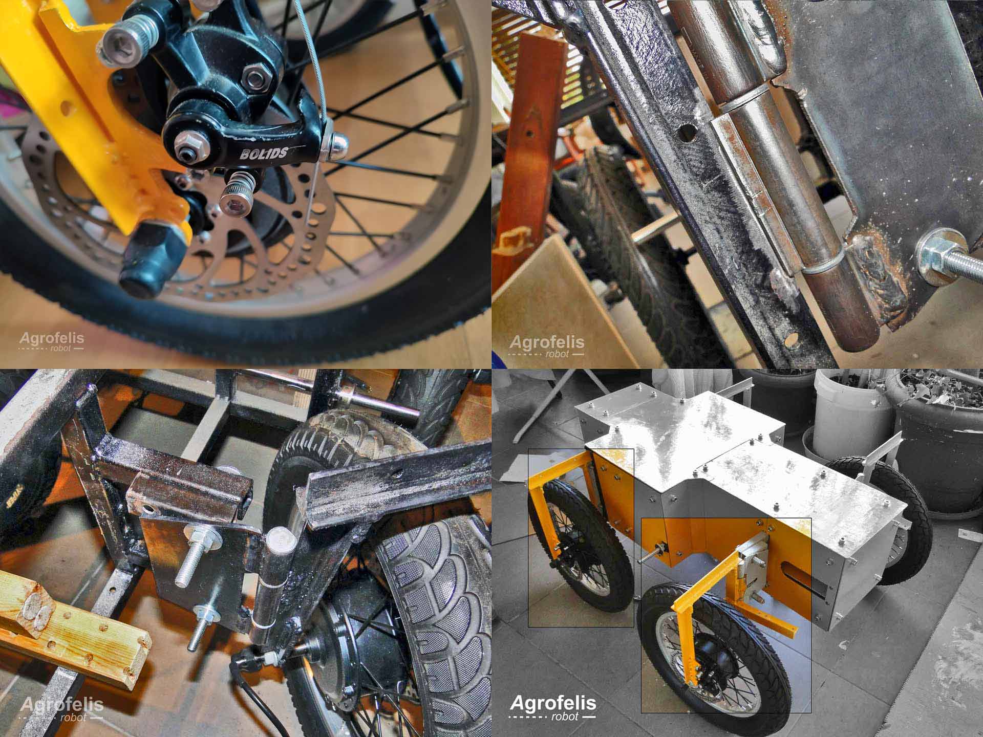 Agrofelis wheels forks design and fabrication figures highlights