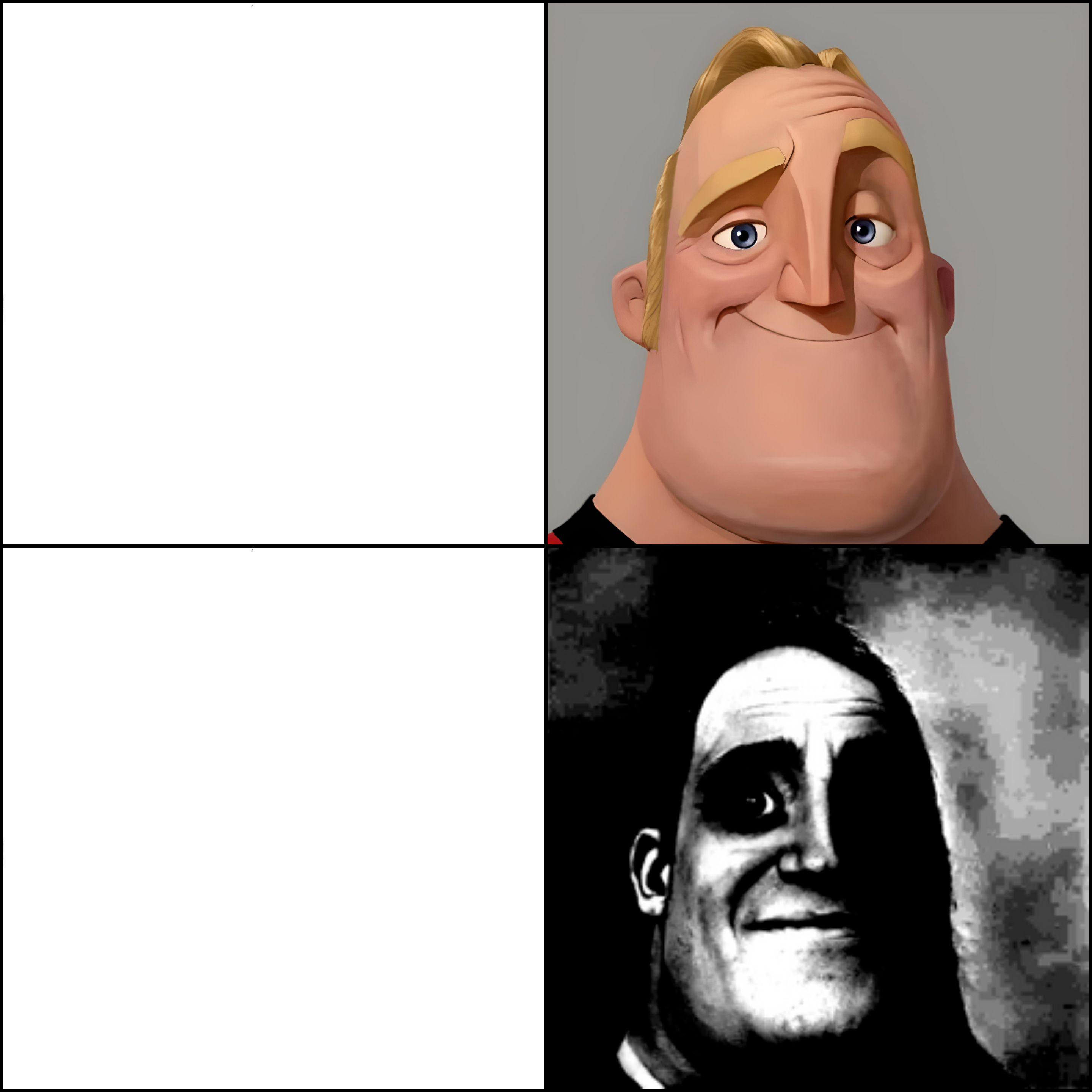 Mr Incredible Becoming Uncanny Meme Template Generator: Free Download and Add Caption