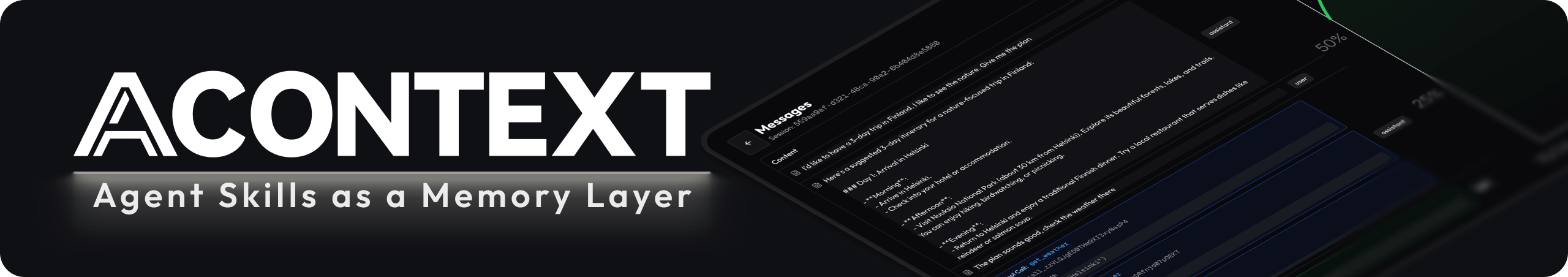 Acontext - The Agent Memory Stack