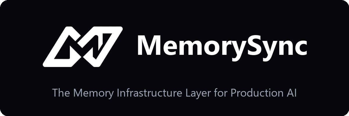 MemorySync — The Memory Infrastructure Layer for Production AI