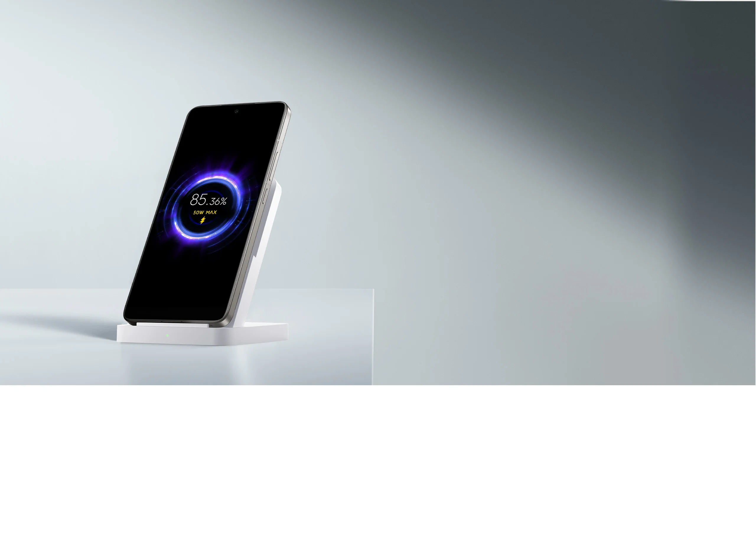 Mi 50W Wireless Charging Stand Pro - Active Silent Air Cooling Fan