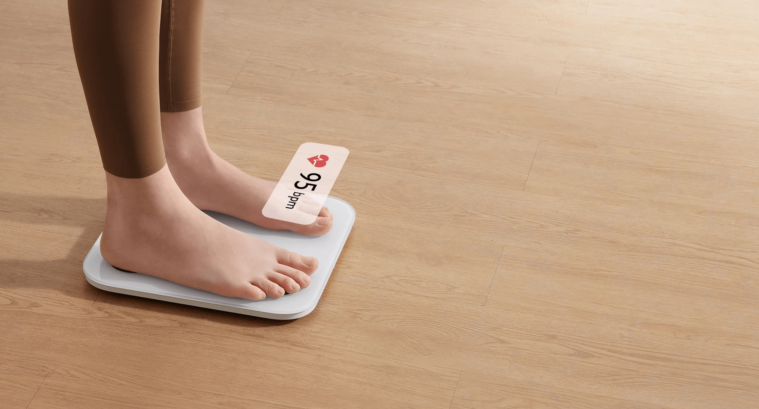 Xiaomi Body Composition Scale S400 - Static Heart Rate Monitoring