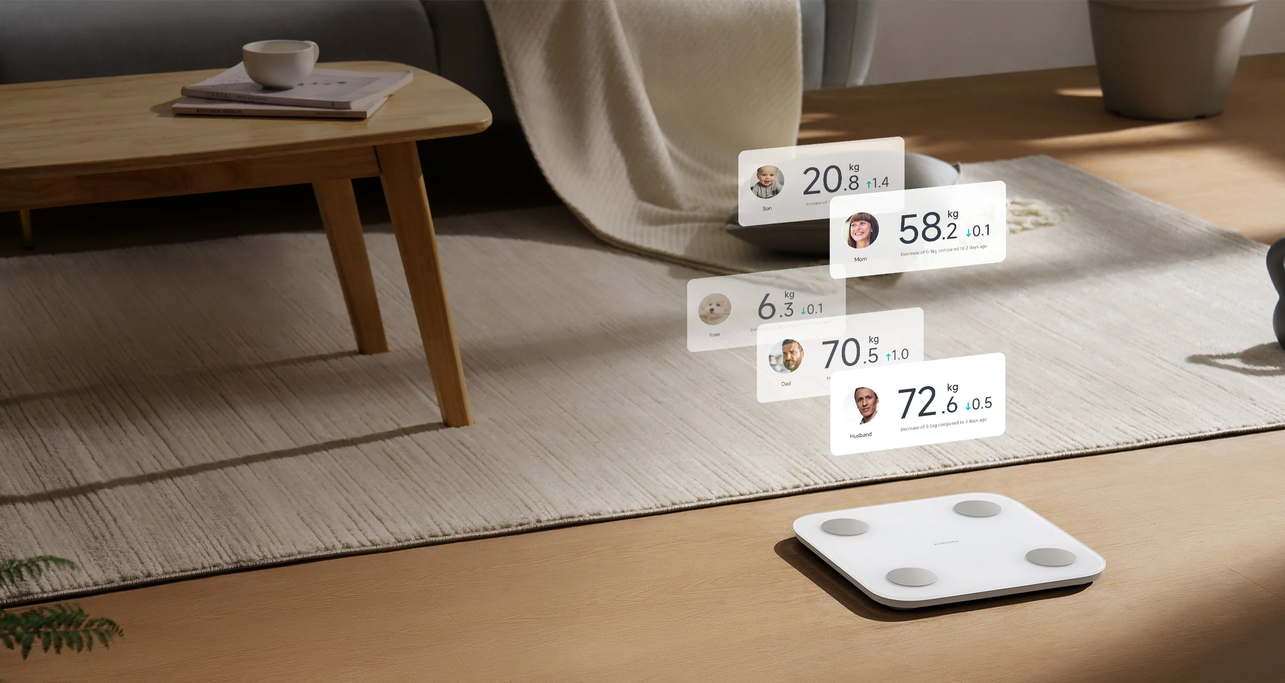 Xiaomi Body Composition Scale S400 - Multi-User Profile and Smart Weighing Modes