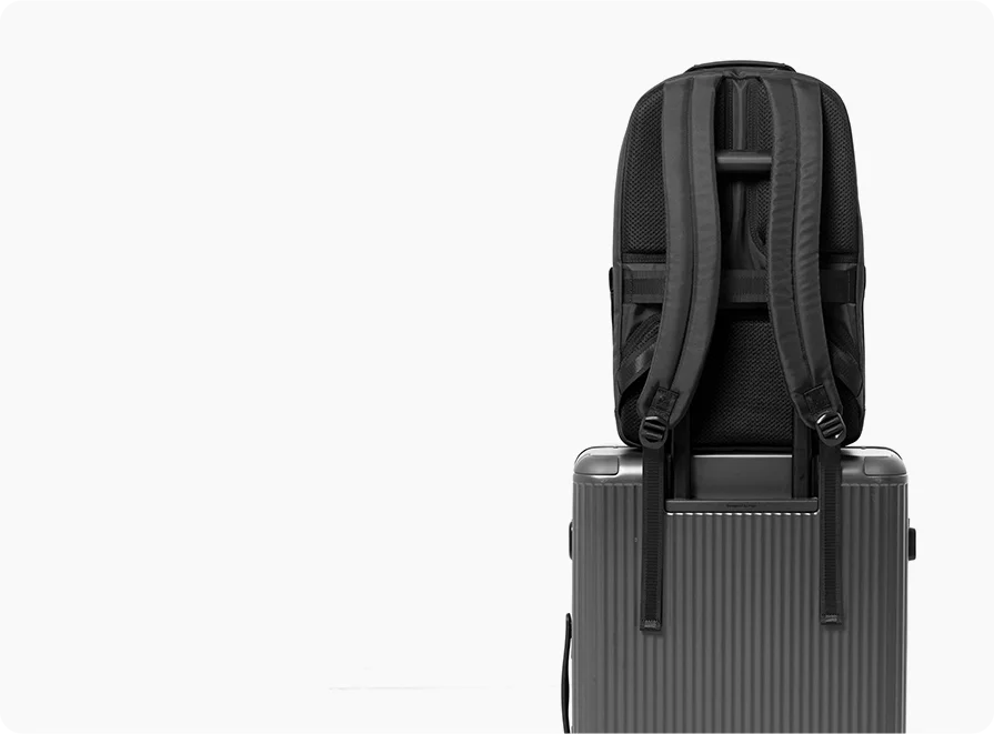 Xiaomi Business Backpack - Integrated Luggage Strap & Premium Zippers