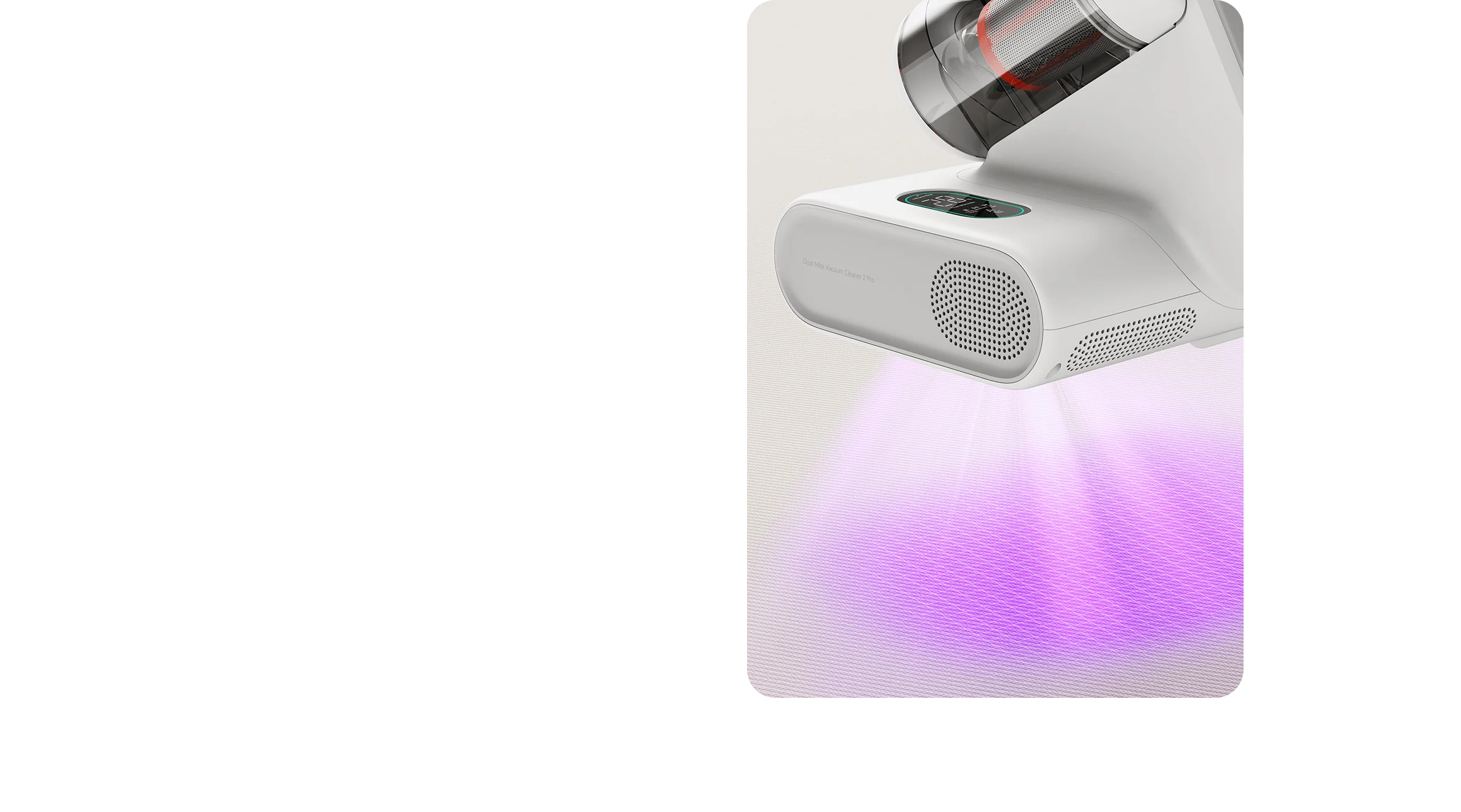 Xiaomi Dust Mite Vacuum Cleaner 2 Pro - LED UV Light Sterilization & Ultrasonic Mite Disruption