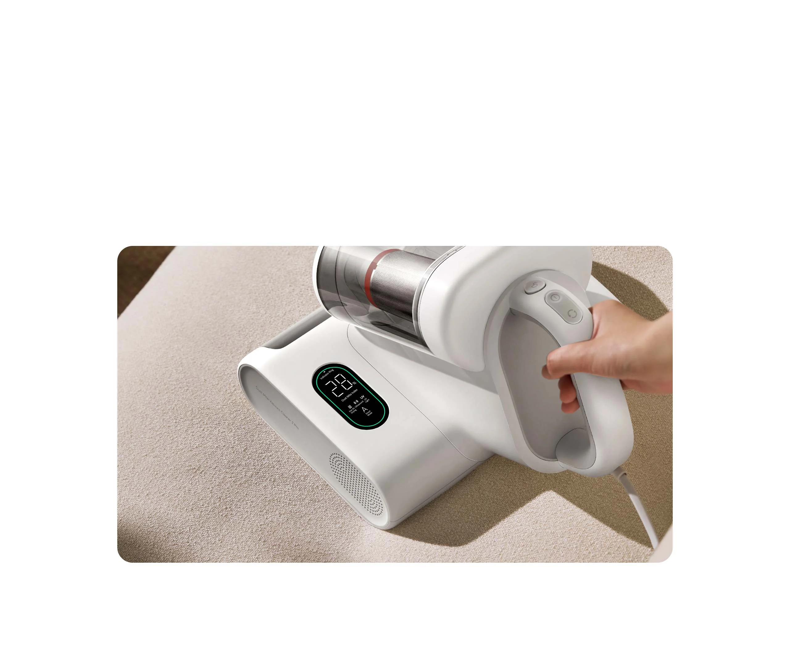 Xiaomi Dust Mite Vacuum Cleaner 2 Pro - Smart Real-Time Dust Mite Detection Display
