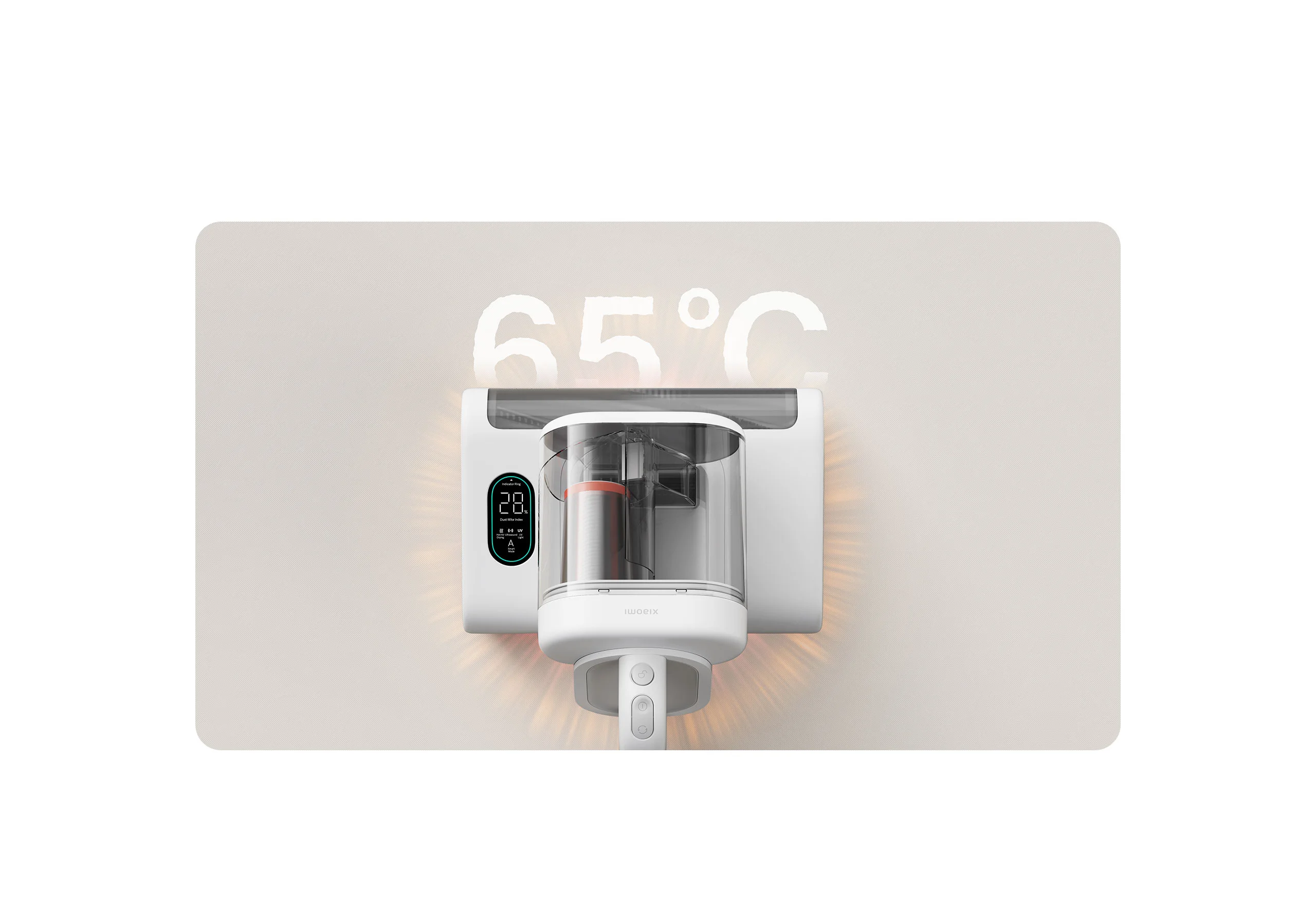 Xiaomi Dust Mite Vacuum Cleaner 2 Pro - 65°C Hot-Air Drying for Moisture Removal
