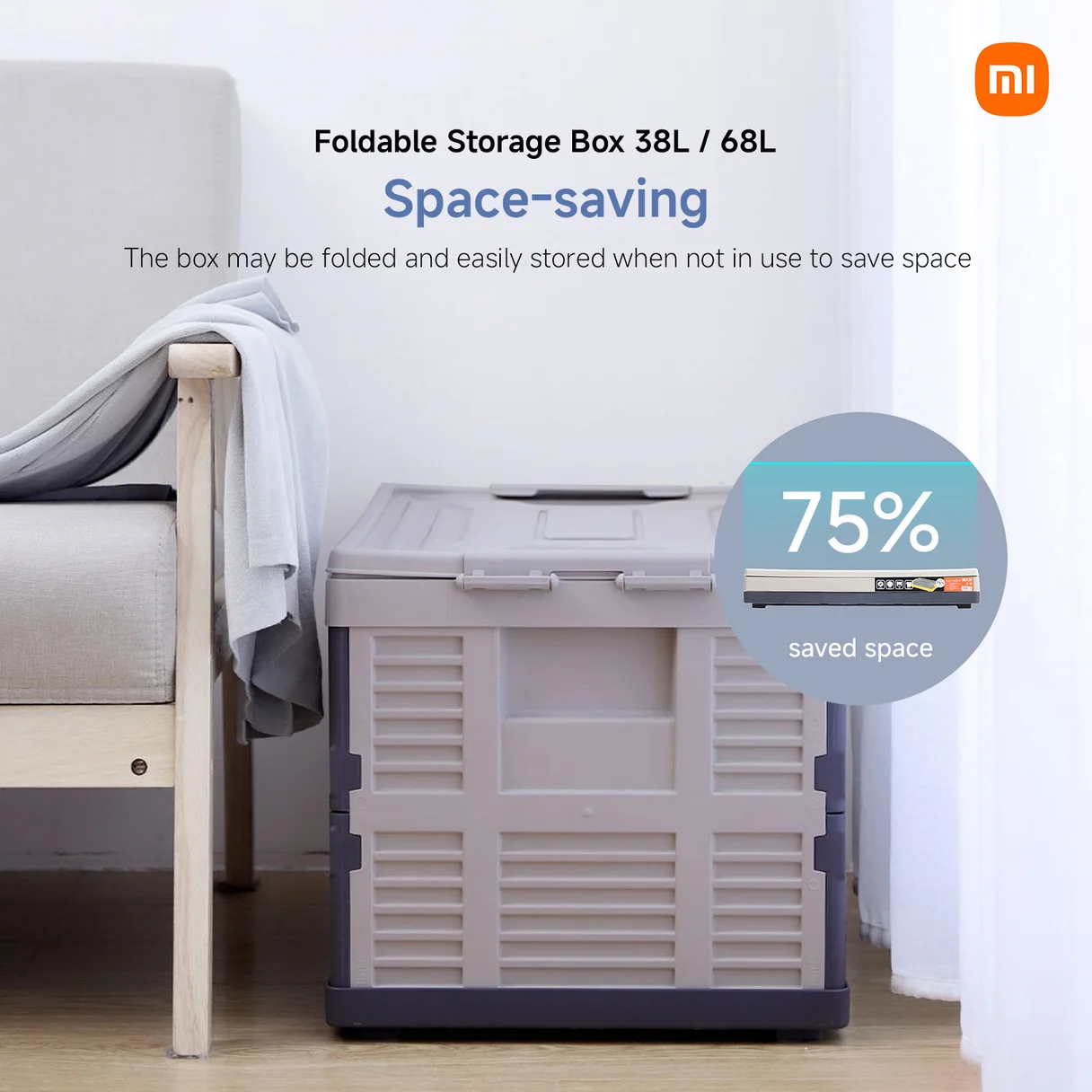 Xiaomi Foldable Storage Box - Large Capacity & Collapsible Space-Saving Design